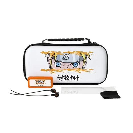 KONIX Naruto Shippuden Starter Kit case storage box screen protector headphones