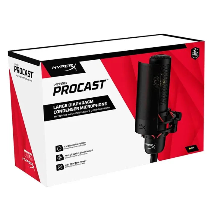 HyperX ProCast Large-Diaphragm Condenser Microphone