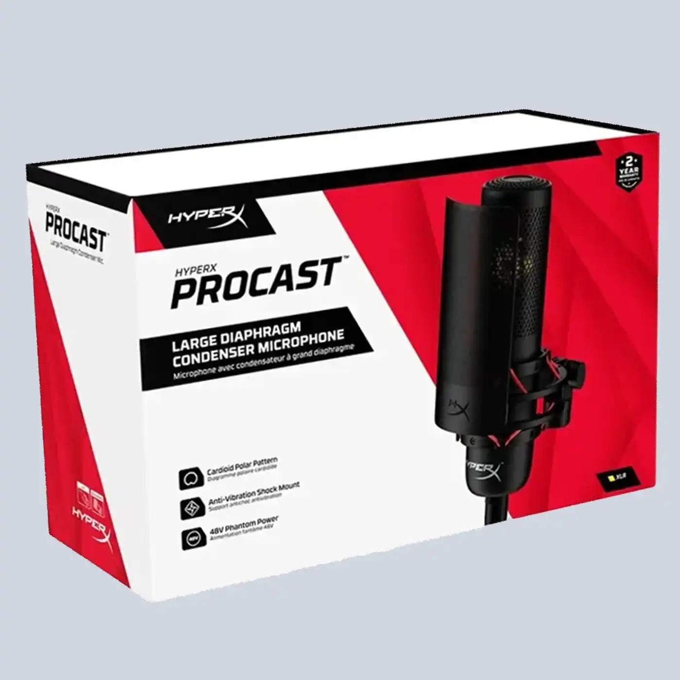HyperX ProCast Large-Diaphragm Condenser Microphone product image