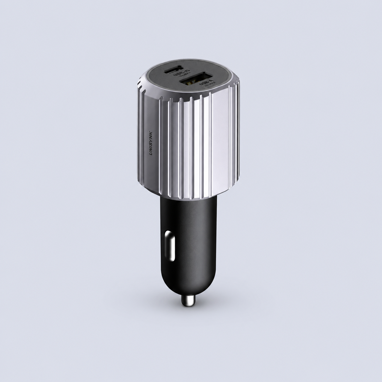 شاحن السيارة ⁦Unisynk⁩ ثنائي ⁦USB-C/A⁩ بقوة ⁦72W⁩