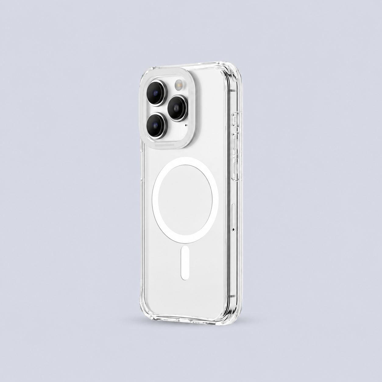 ⁦AmazingThing Titan Pro Magnetic Case⁩ | ⁦iPhone 15 Pro -⁩ شفاف