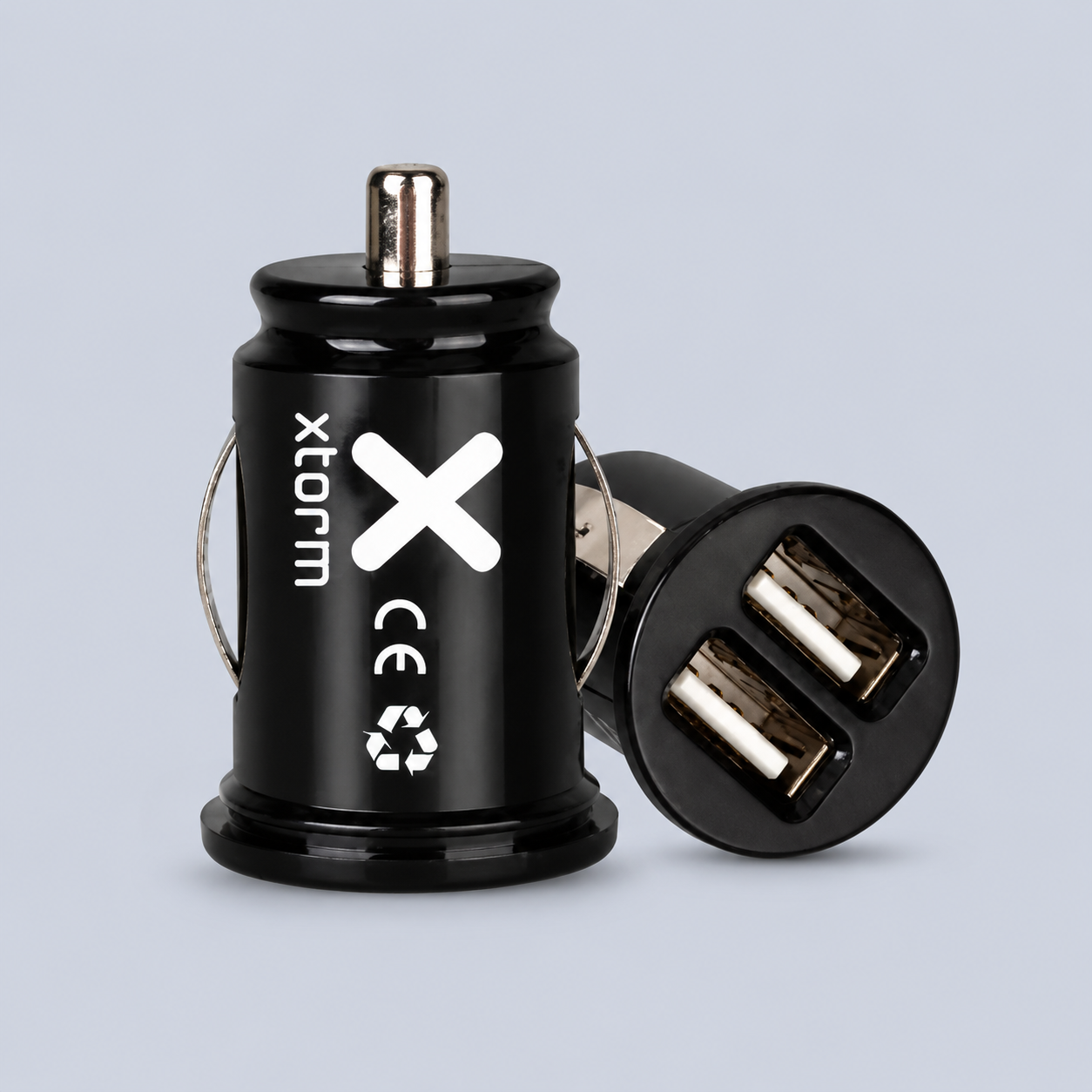 XTORM 2-Port 3 1A USB Car Charger - Black