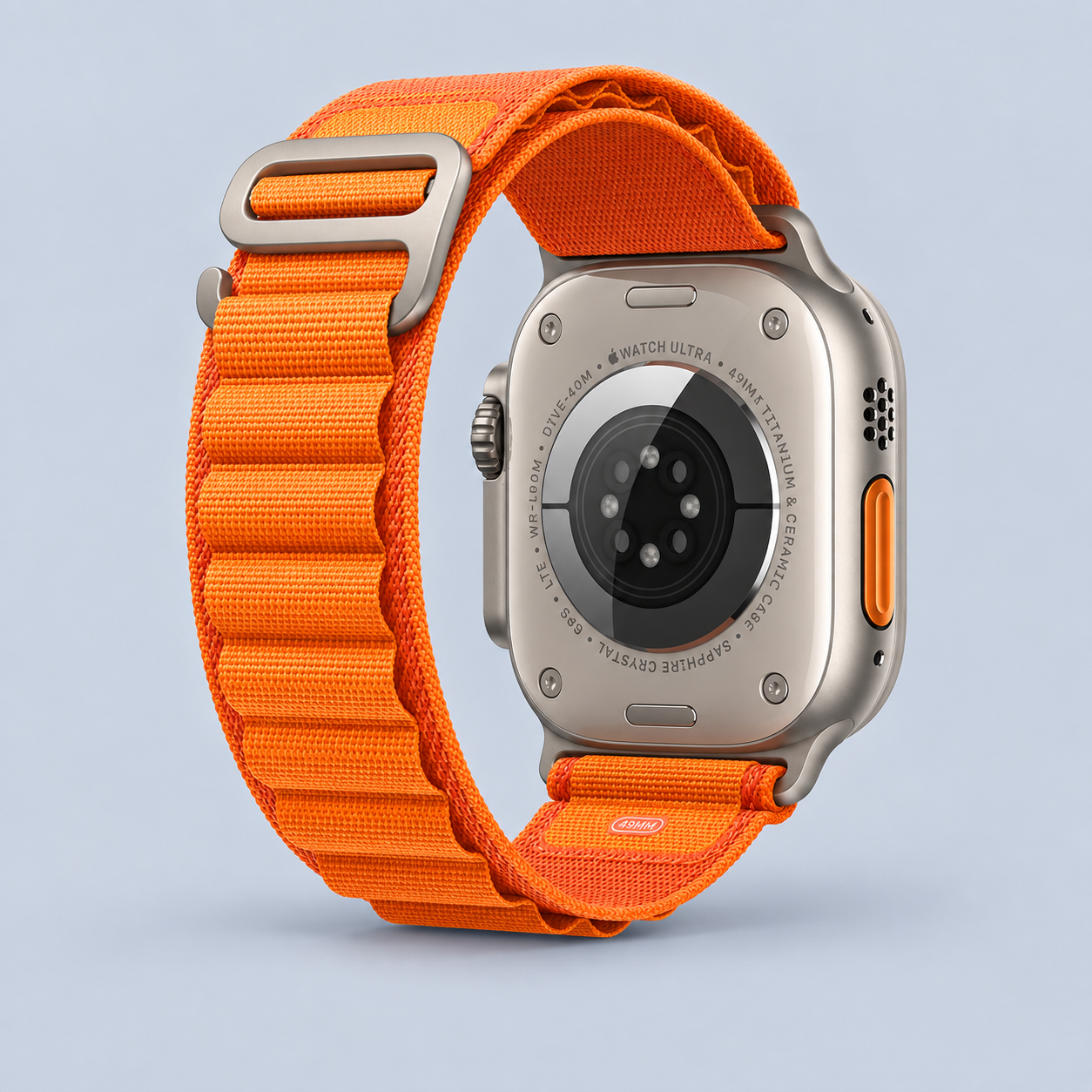 ⁦Apple Watch 49mm Orange Alpine Loop - Small⁩