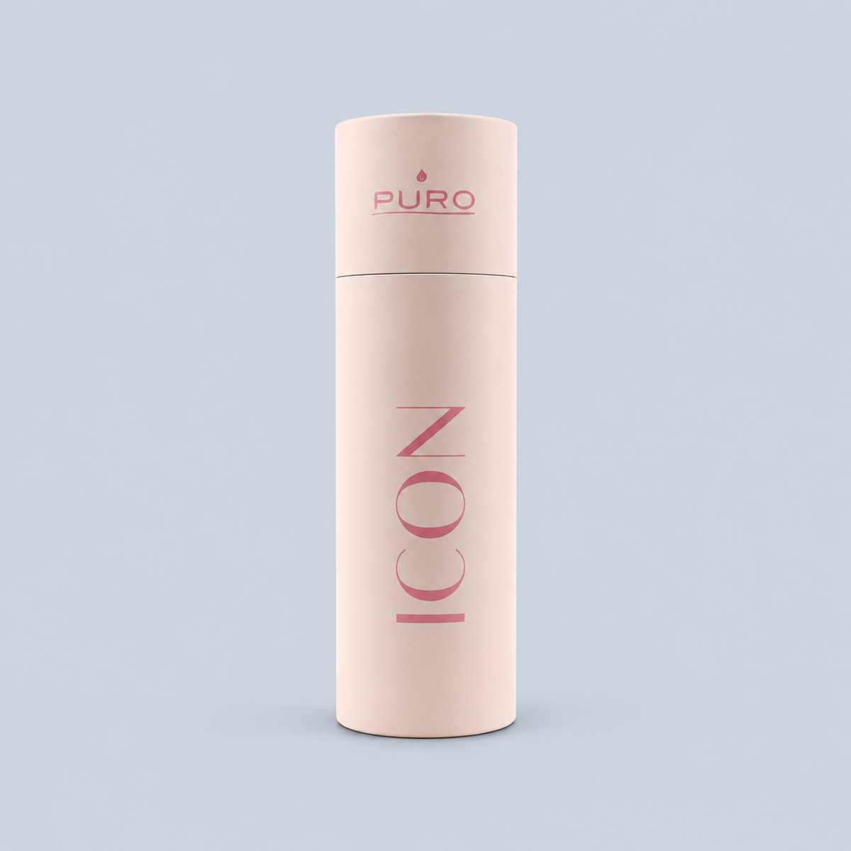 Puro Icon Fluo Stainless Steel Bottle 500ml - Candy Pink