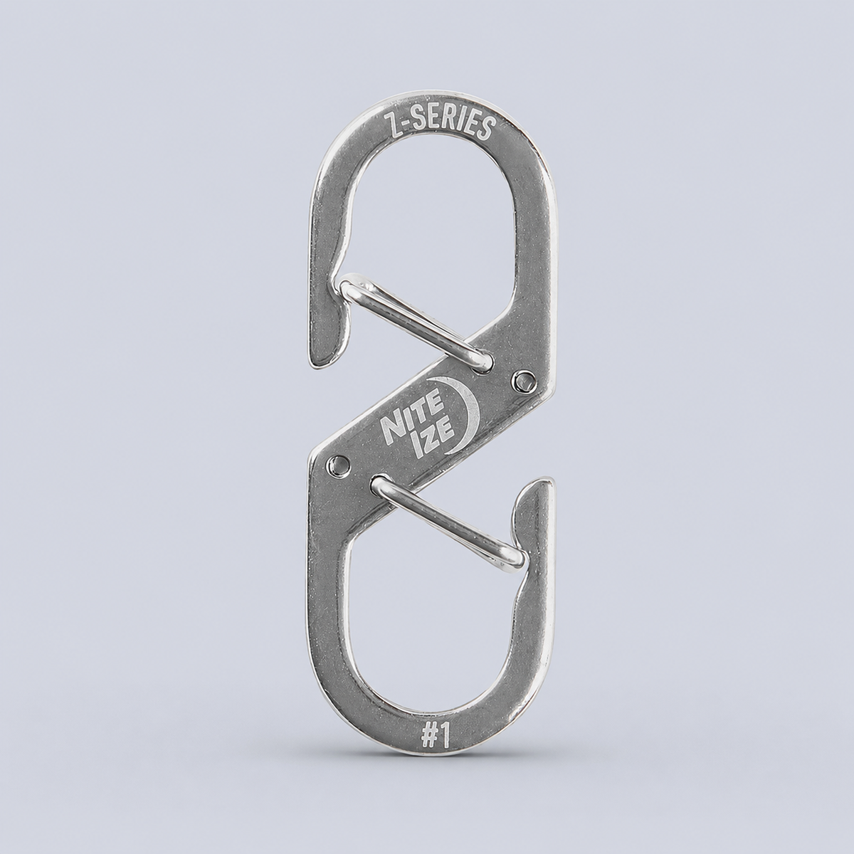 Nite Ize S-Biner MicroLock Stainless Steel  Durable - silver