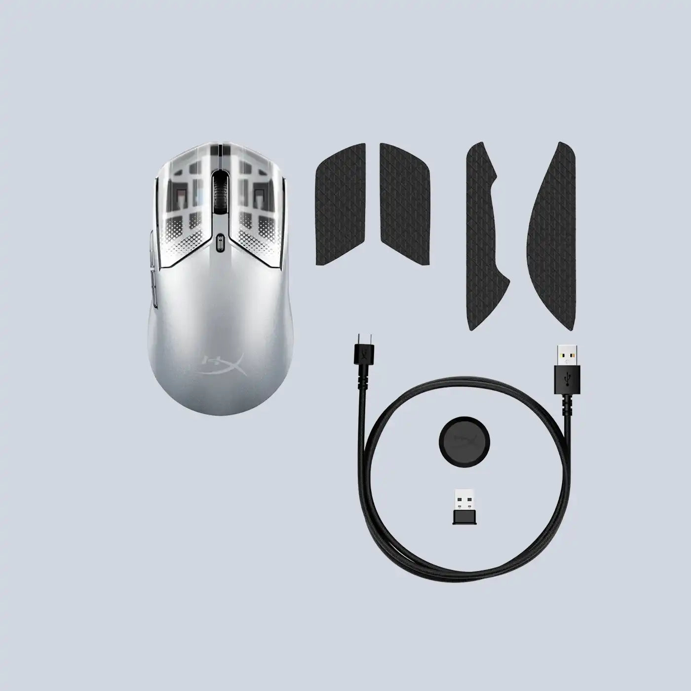 HyperX Pulsefire Haste 2 S Silver Wireless Gaming Mouse product image