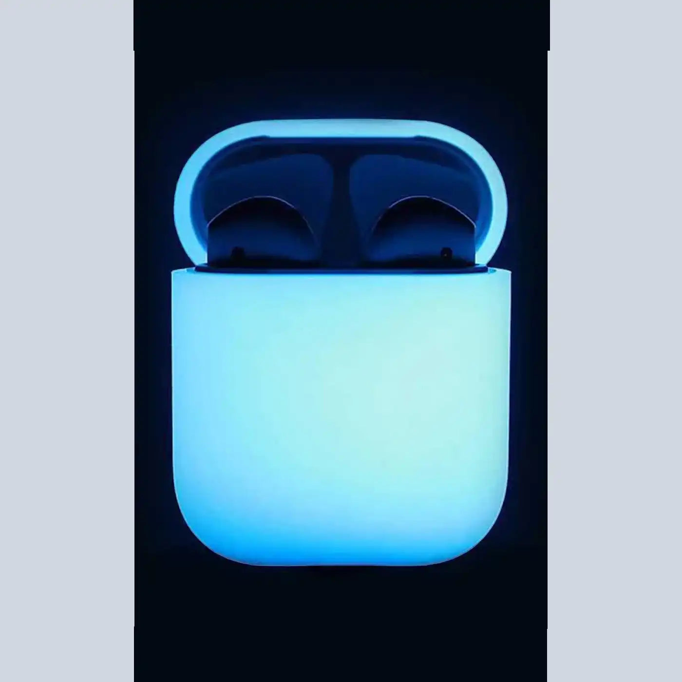حافظة ⁦Elago Airpods⁩ سيليكون ⁦Nightglow Blue⁩