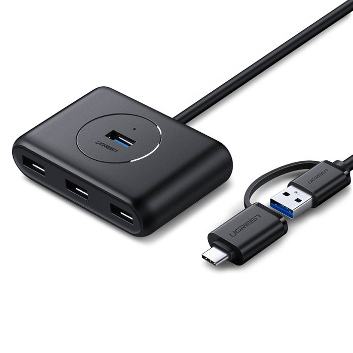 Ugreen HUB splitter 4x USB 3 0 USB port Type C cable 1m - black product photo