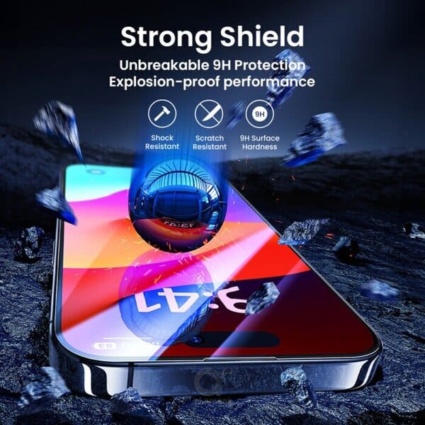 Brave iPhone 15 Pro Clear Screen Protector product image