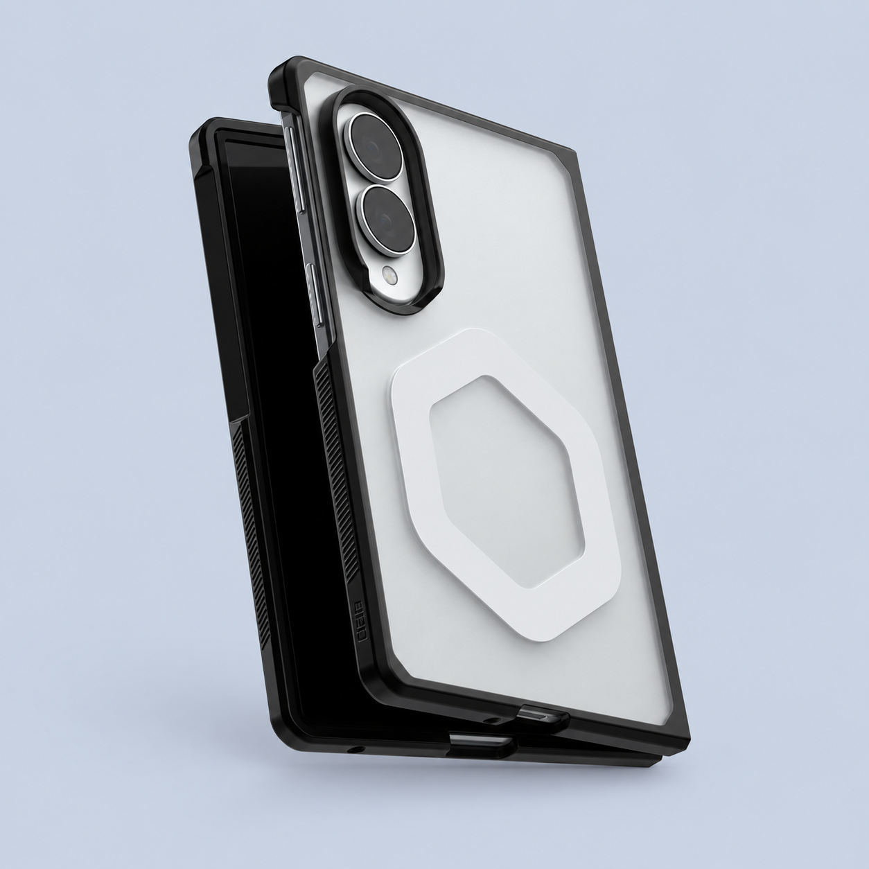 UAG Mouve Case for Samsung Galaxy Z Fold8  Magnetic - Frosted Clear / Black