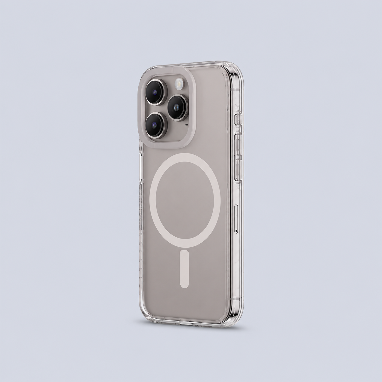 ⁦AmazingThing Titan Edge Magnetic Case⁩ | ⁦iPhone 15 Pro Max -⁩ رمادي