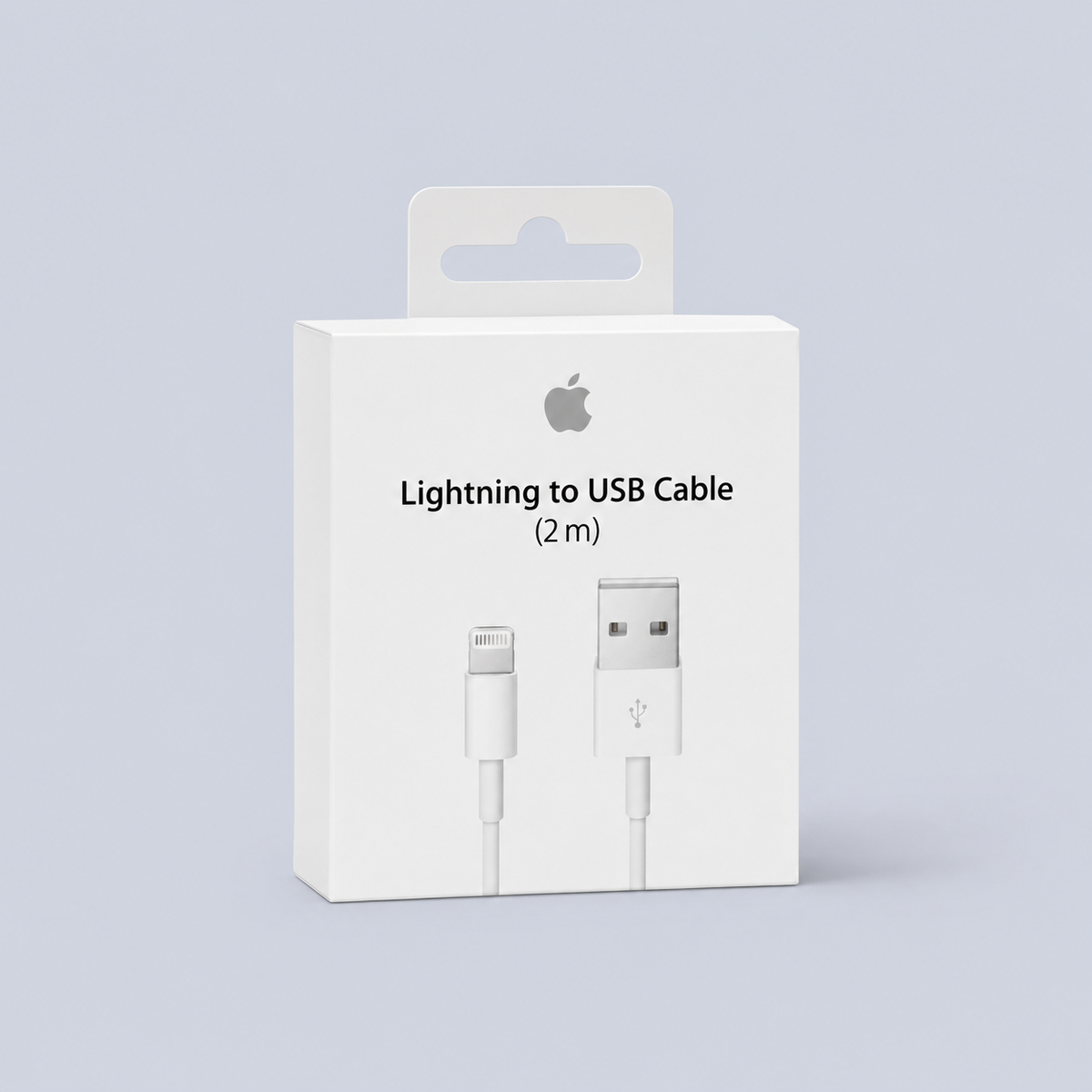 ⁦Apple Cable USB - Lightning 2m⁩