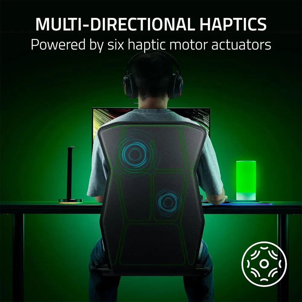 Razer Freyja HD Haptic Gaming Chair Cushion - Elevate Your Gaming Experience with Immersive Comfort