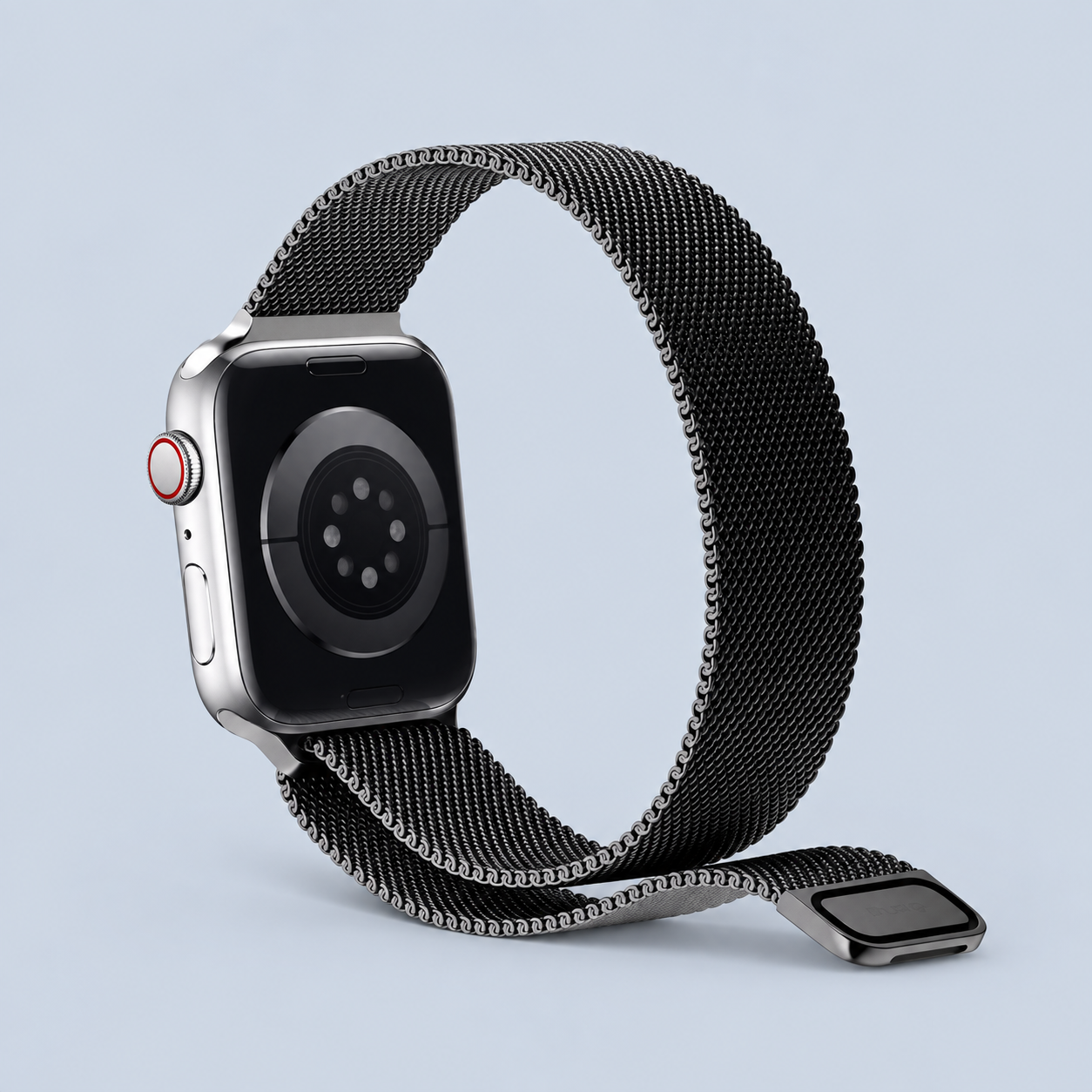 Puro Apple Watch Band 42-49mm Milanese, One Size, Black