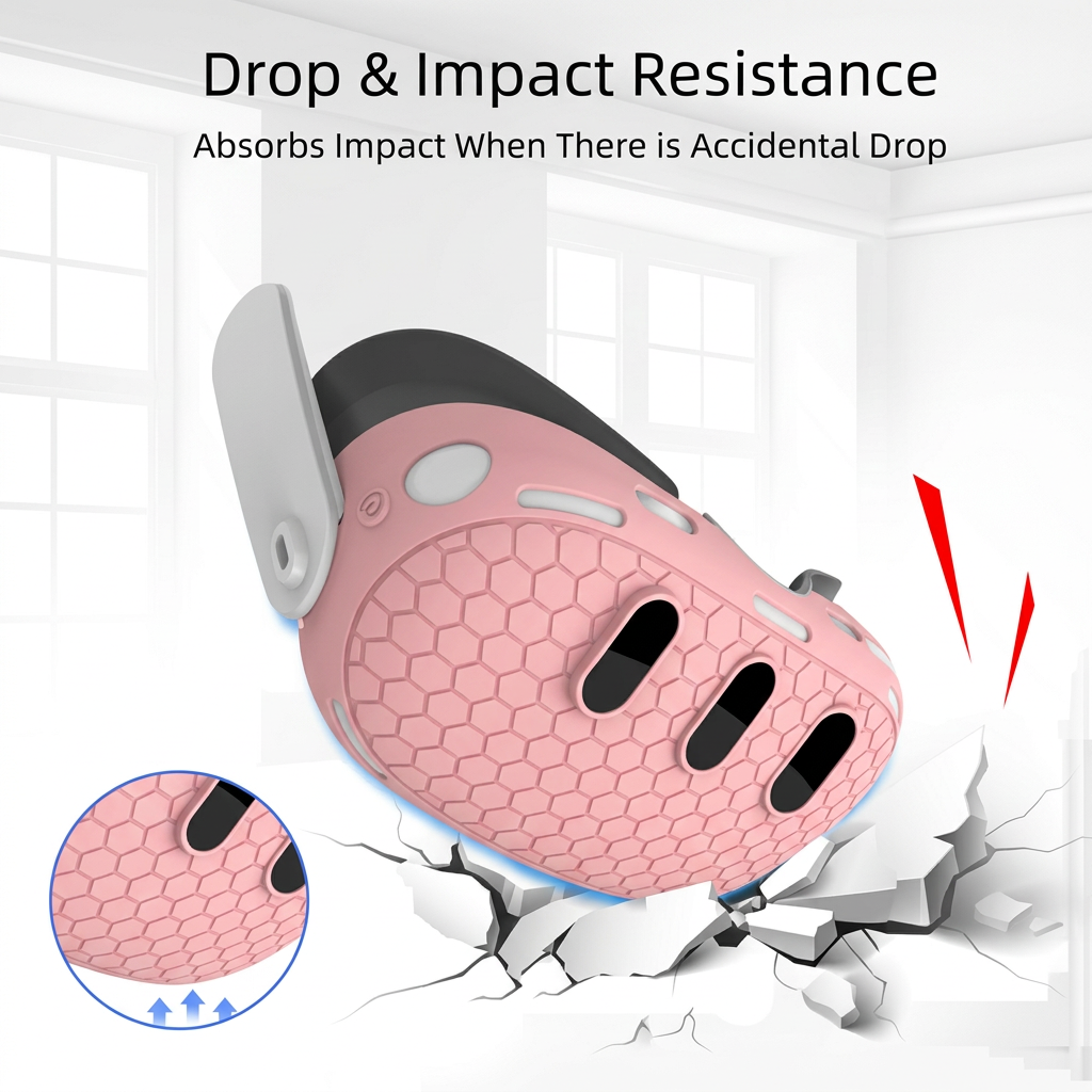 Silicone Kit for Meta Quest 3 with PP bag - Pink additional product image