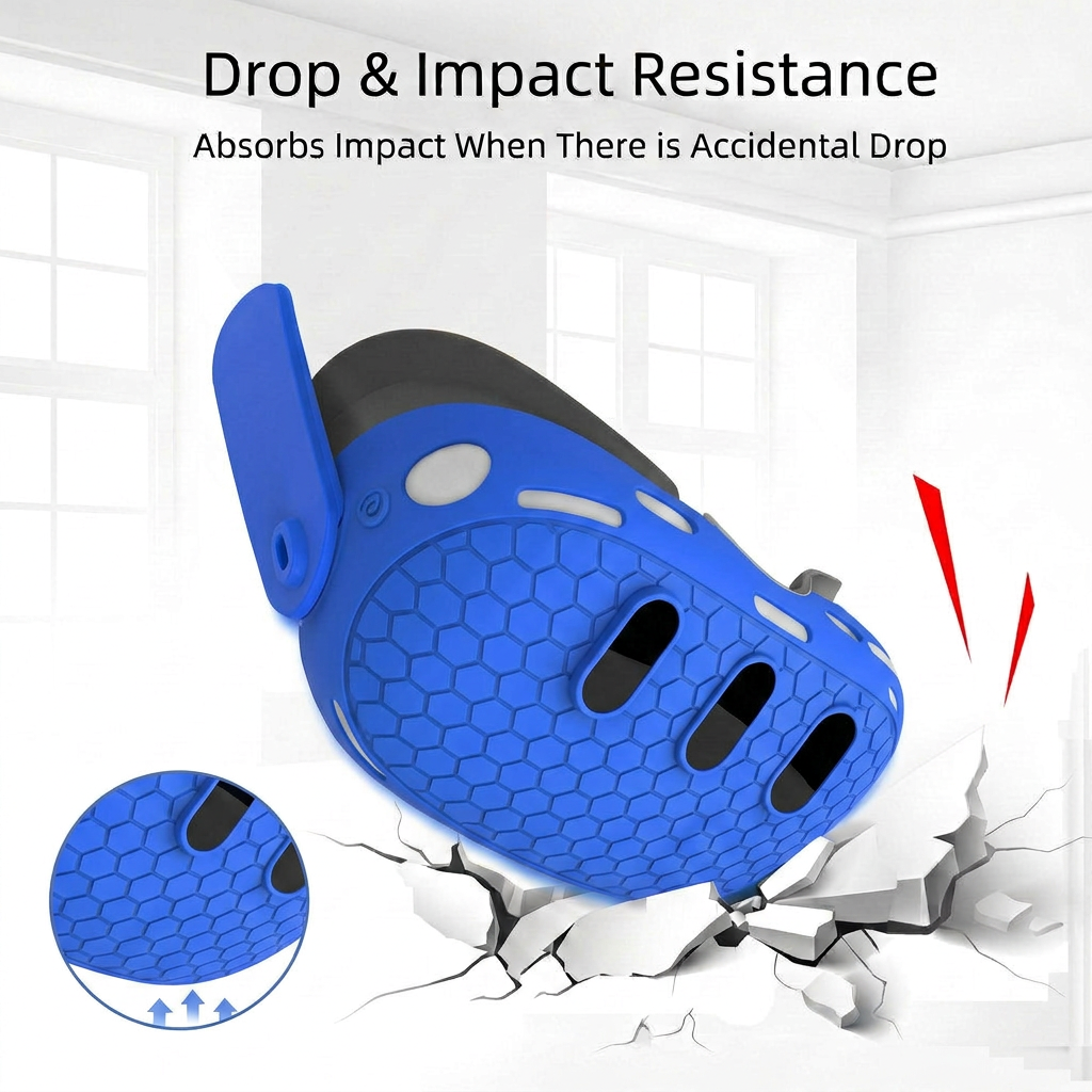 Silicone Kit for Meta Quest 3 with PP bag - Blue additional product image