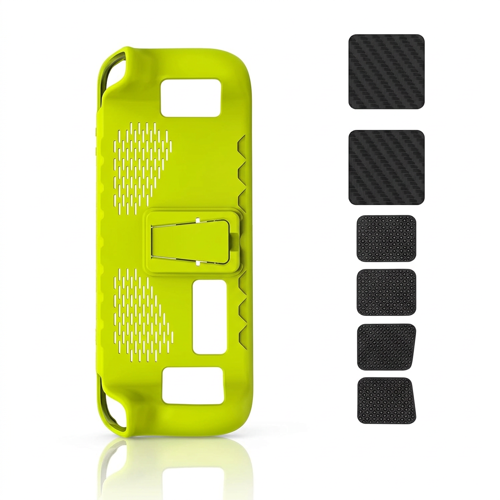 Kickstand Protective Case for Steam Deck Console - Green product photo
