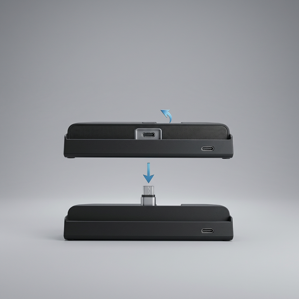 Docking Charging Stand for Playstation Portal - Black product photo