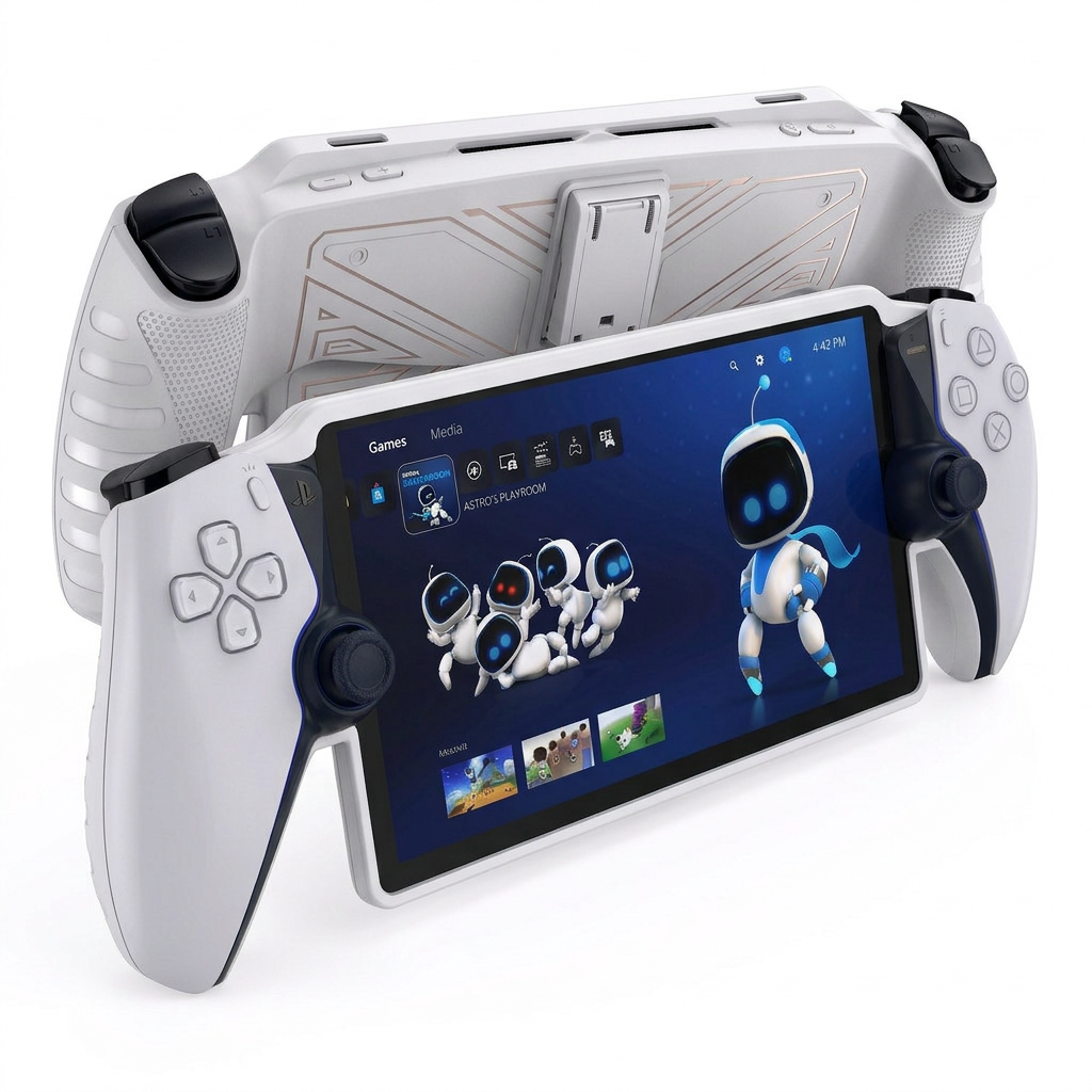 Protective Case with Stand for Playstation Portal - White additional product image