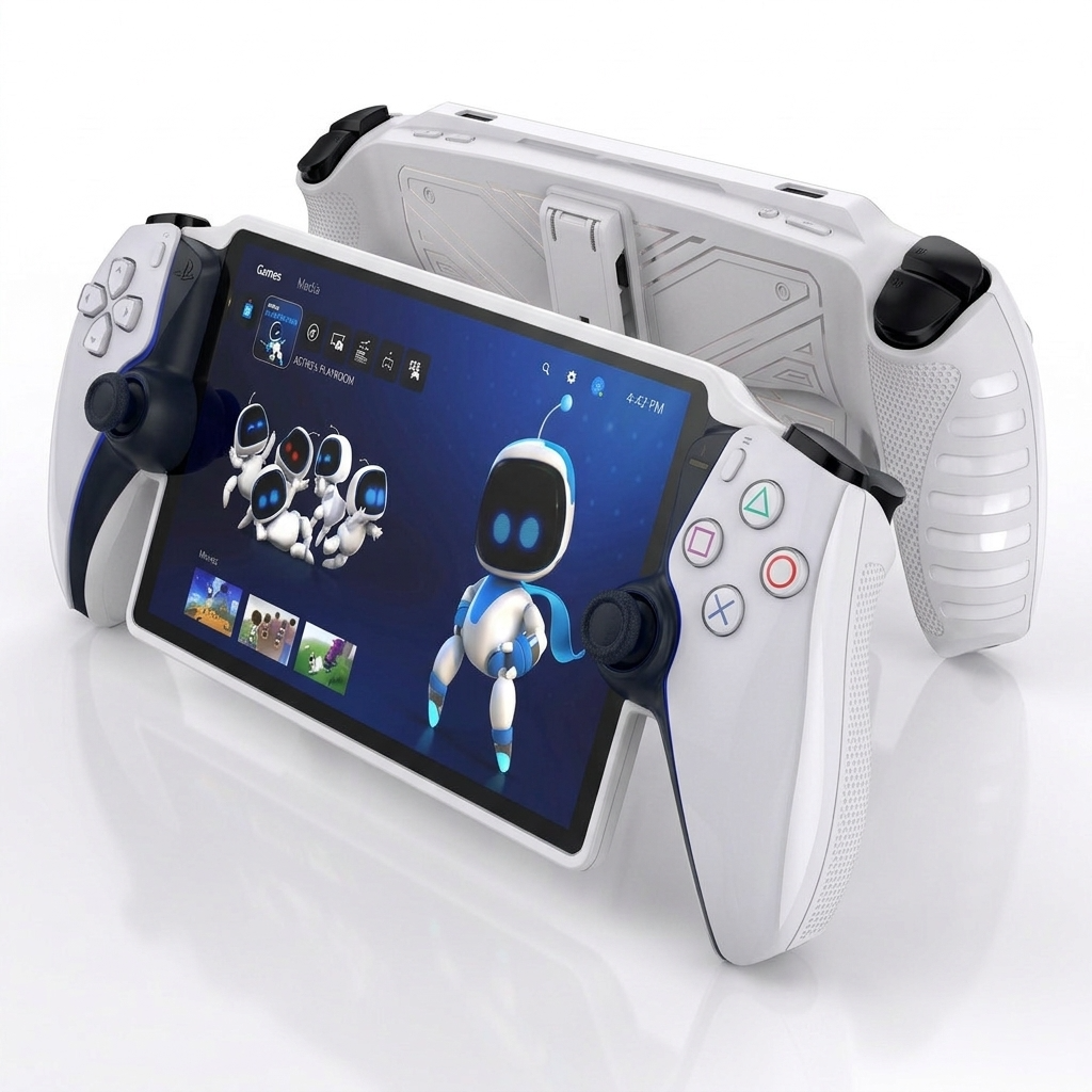 Protective Case with Stand for Playstation Portal - White product image