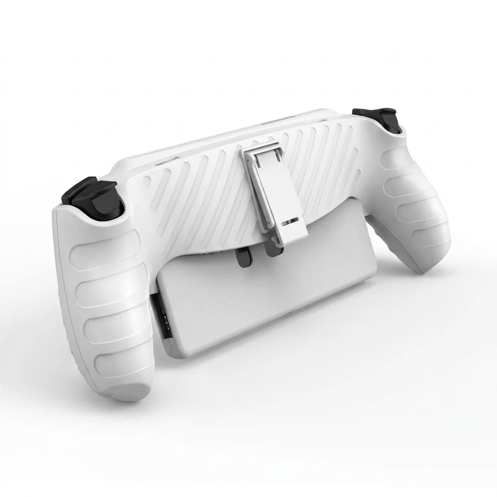Tpu Stripe Case with Stand for Playstation Portal - White additional product image