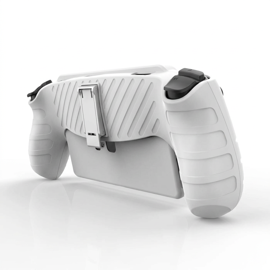 Tpu Stripe Case with Stand for Playstation Portal - White product image