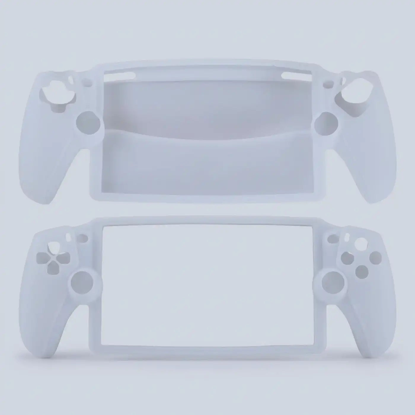 جراب سيليكون مضاد لبصمات الأصابع لجهاز ⁦Playstation Portal -⁩ أبيض