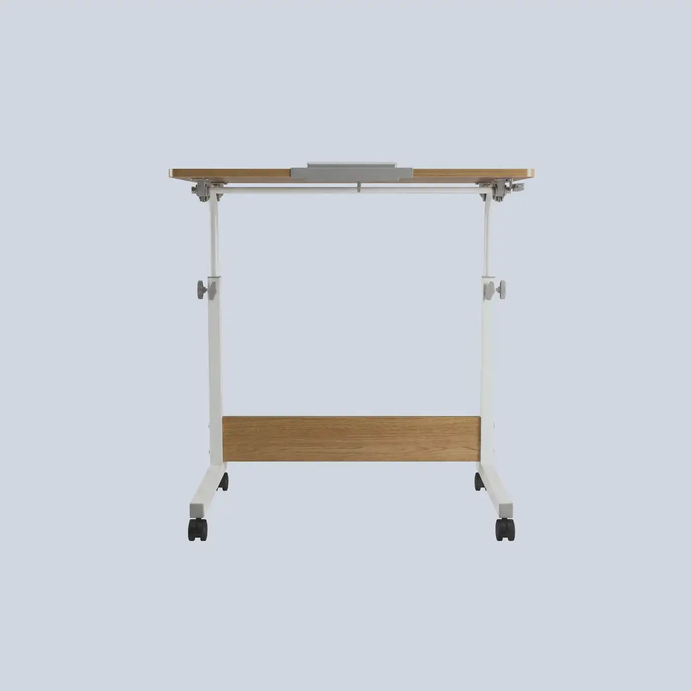 Lumi Height Adjustable Mobile Computer Table 500x800mm 19 7"x31 5" product photo