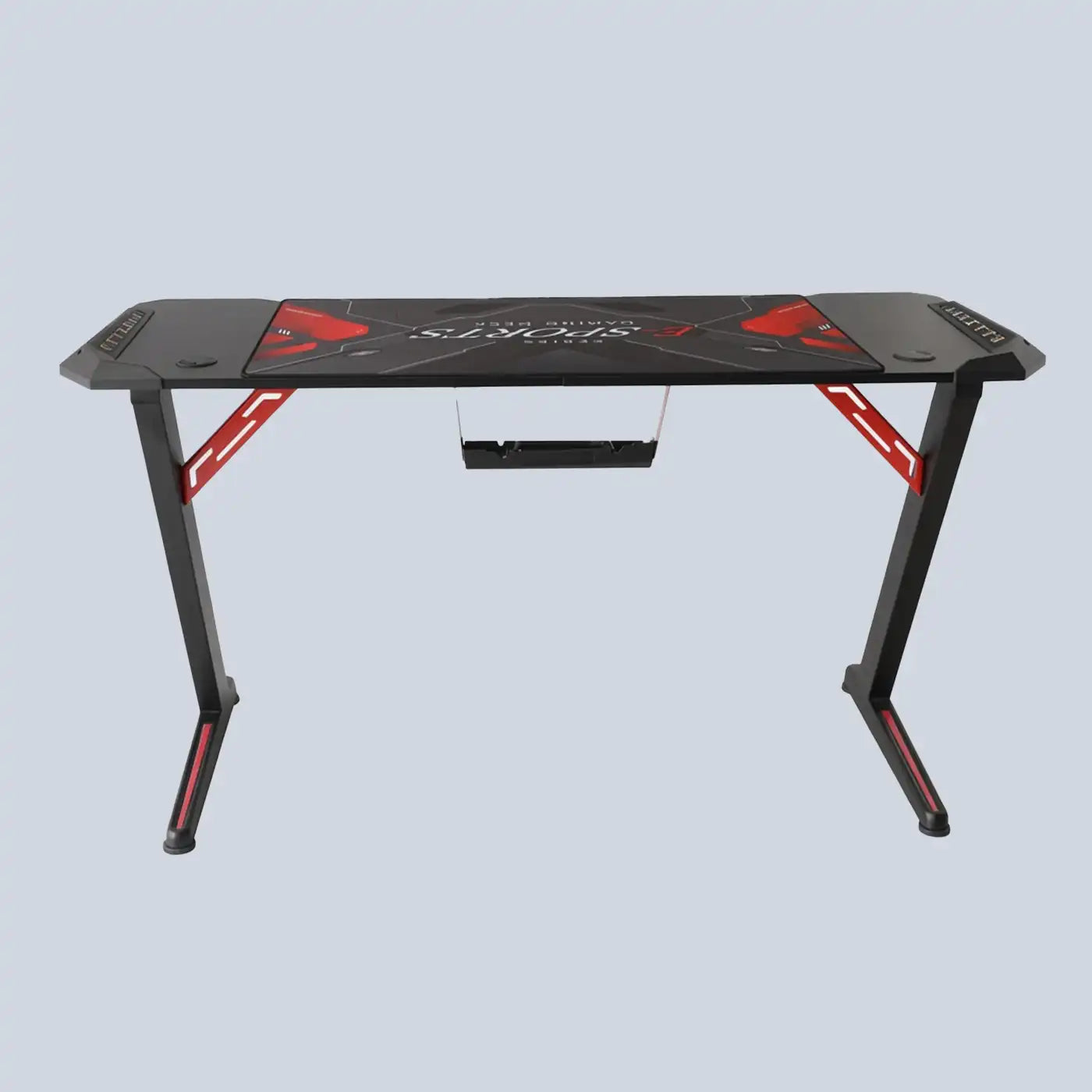 Gamvity Z Shaped Gaming Desk 1200*600 - Carbon Fiber Black additional product image