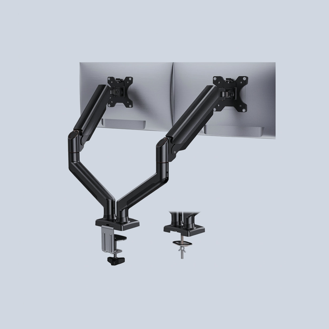 Gamvity Dm09-02 Dual Monitor Stand 13-32inch - Black additional product image