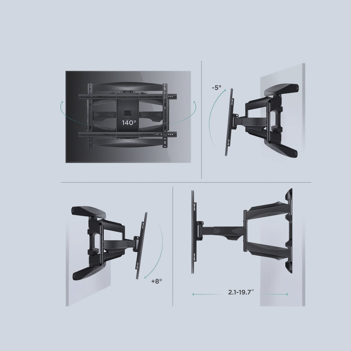Gamvity Tv Wall Mount for 40 To 75 Inch additional product image