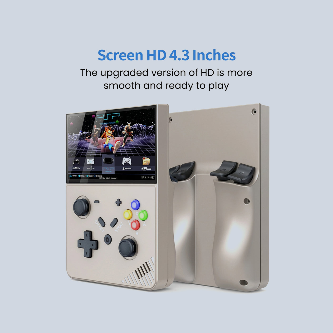 R43 Pro 4 3-inch LCD Screen Handheld Game Console 64GB - Grey product image
