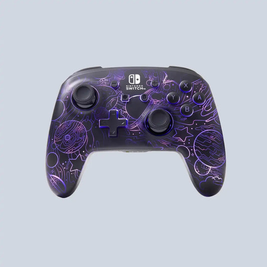 PowerA Enhanced Wireless Controller for Nintendo Switch Lumectra Galactic Vortex