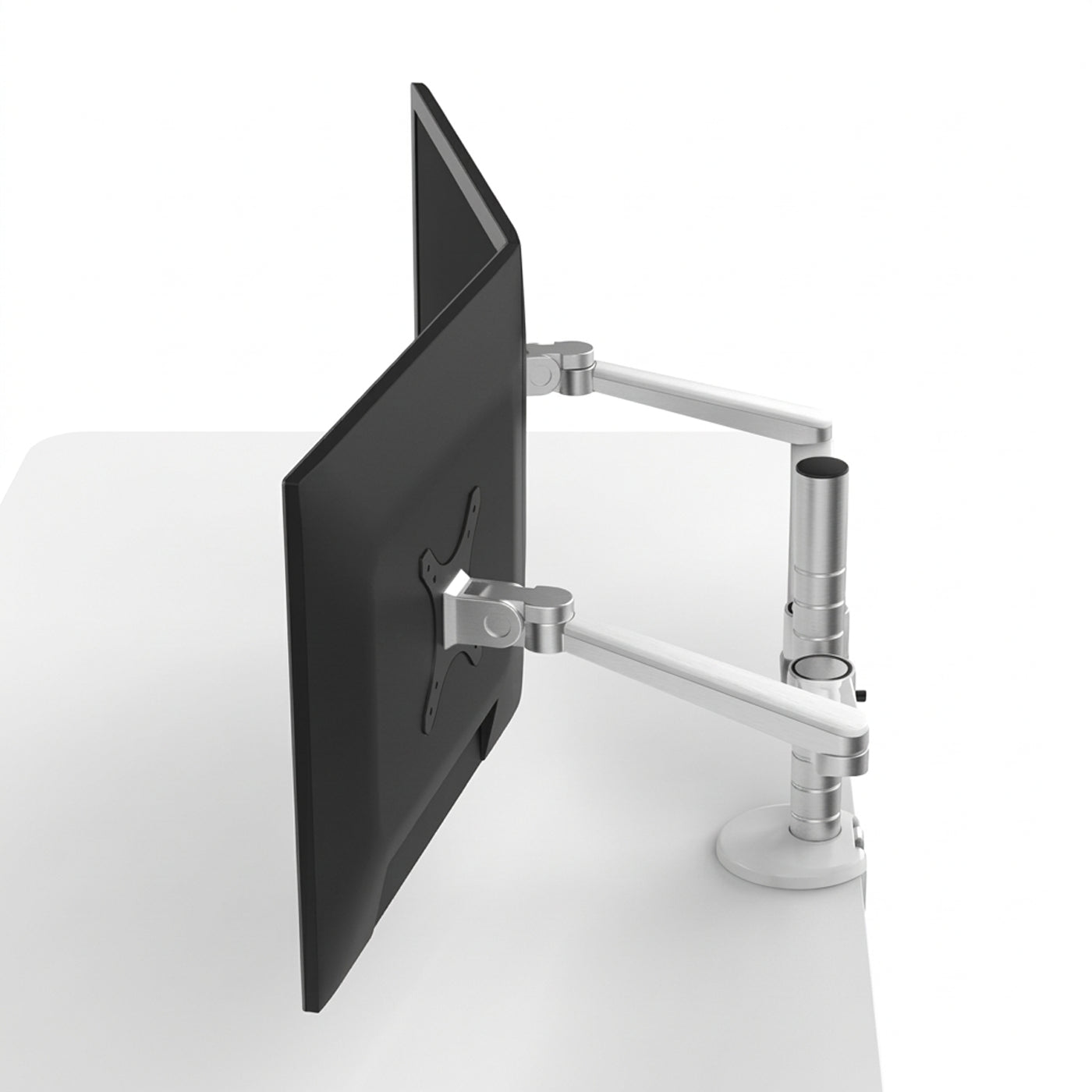 Gamvity Dual Monitor Desk Mount Stand Adjustable Office LCD Support for 27" 32"