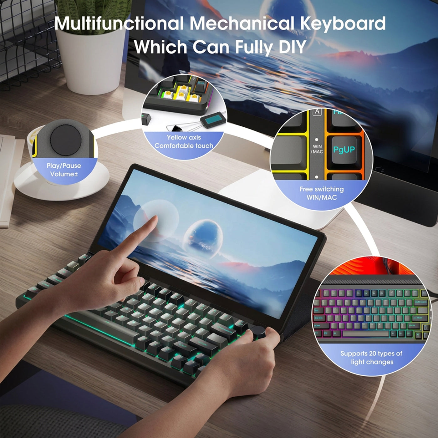 Gamvity Foldable Touch Expanding Screen Keyboard additional product image
