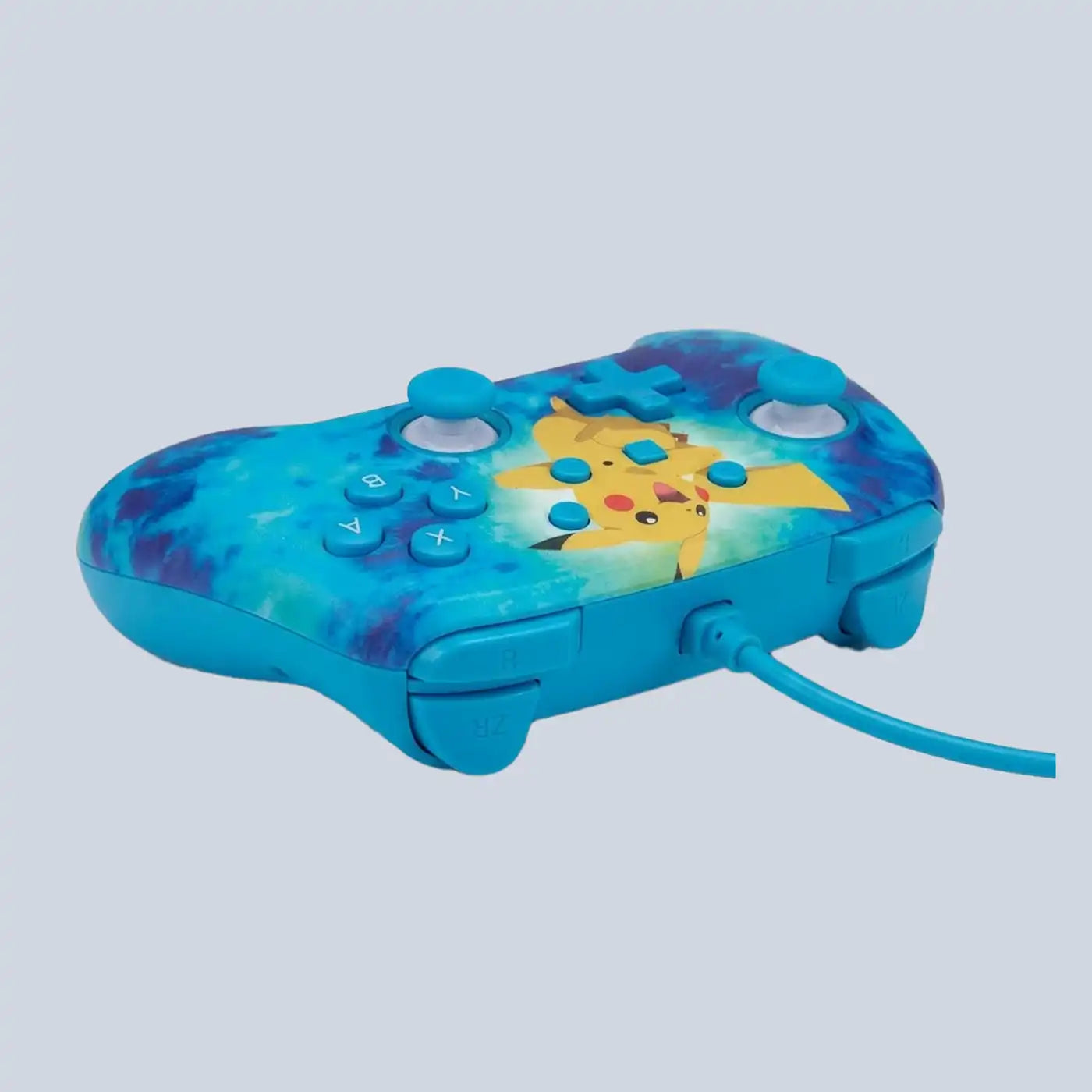 PowerA Enhanced Wired Controller for Nintendo Switch - Tie Dye Pikachu Blue