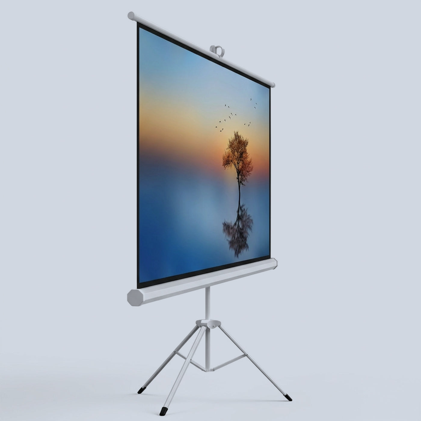 Gamvity 120-inch Tripod Projector Screen 4 3 Aspect Ratio Matte White product image