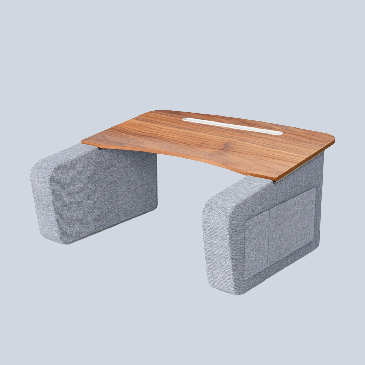 Gamvity Lap Desk Fs-22 - Blue + Hickory Wood additional product image