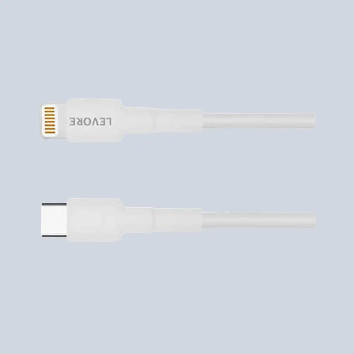Levore USB-C to Lightning Cable, MFI Certified, 20W, 1.8M - White