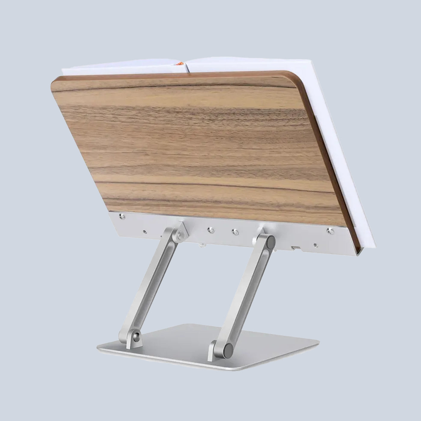 Gamvity Modern Ergonomic Adjustable Acrylic Book & Laptop Stand Foldable &