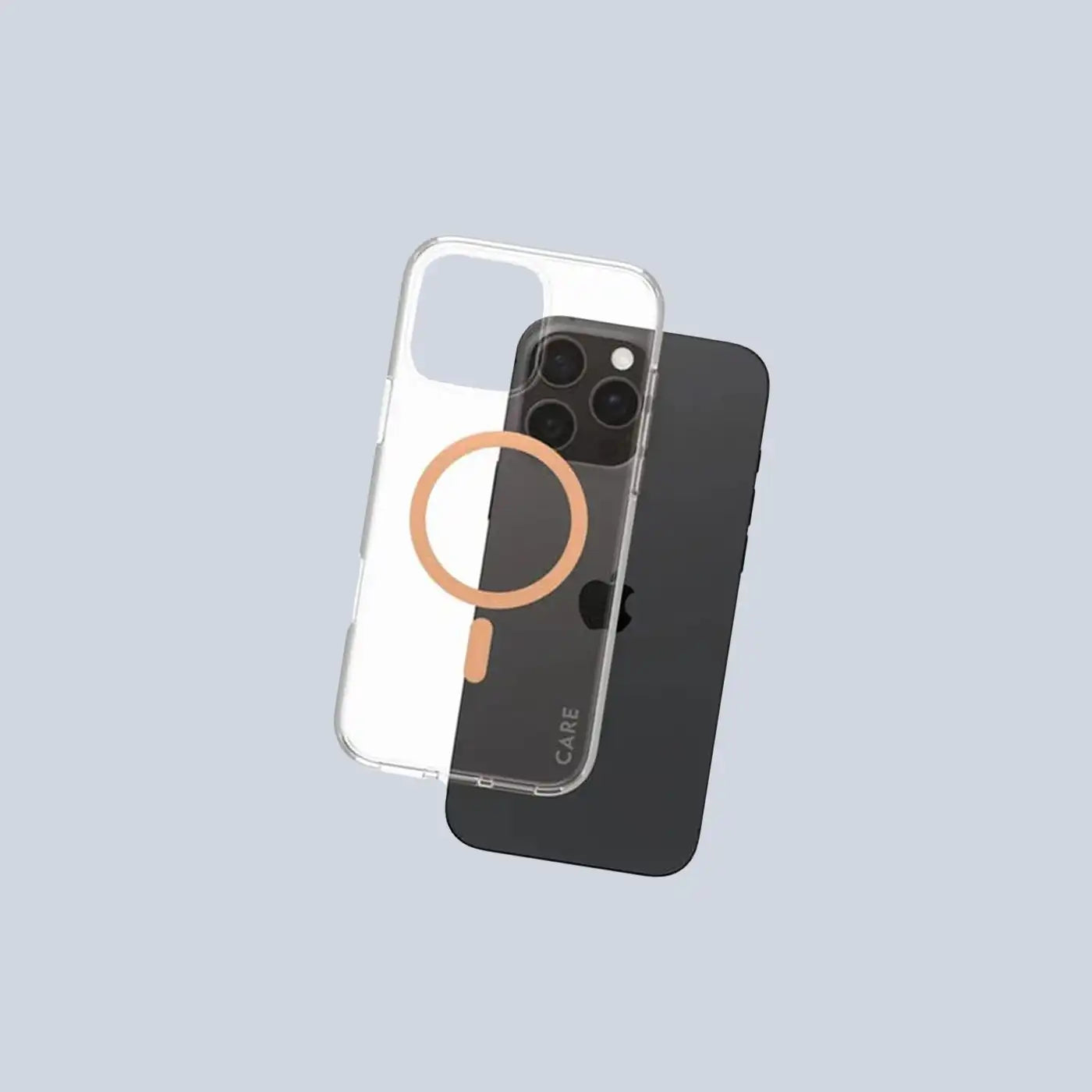 PanzerGlass iPhone 16 Pro CARE  Flagship Case Transparent Urban Combat w. Peachy MagSafe