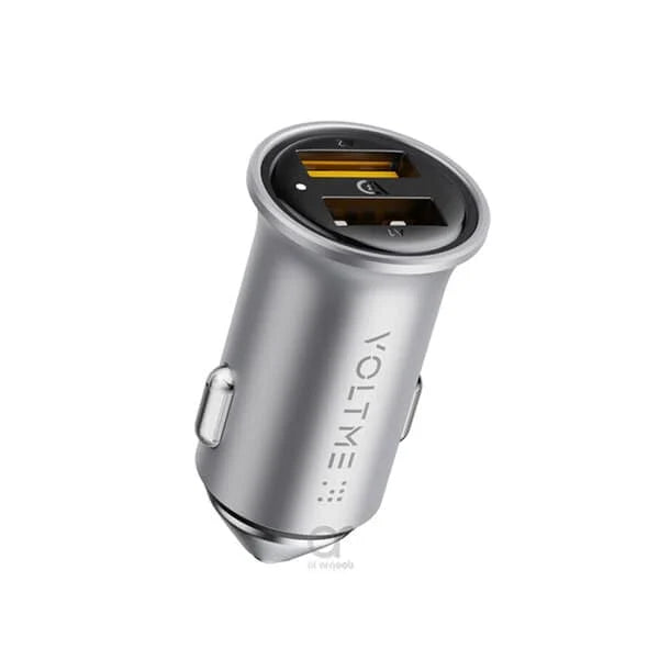 Voltme Cazo 24 AA Car Charger 24W Silver Grey