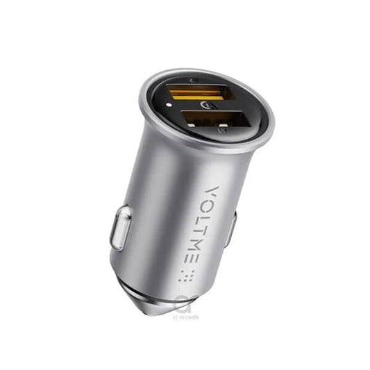 Voltme Cazo 24 AA Car Charger 24W Silver Grey