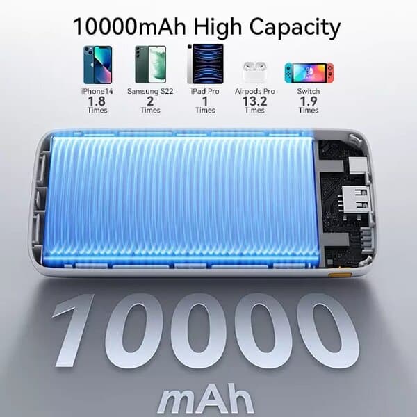 Voltme Hypercore 10K Essential- Blue power bank product photo