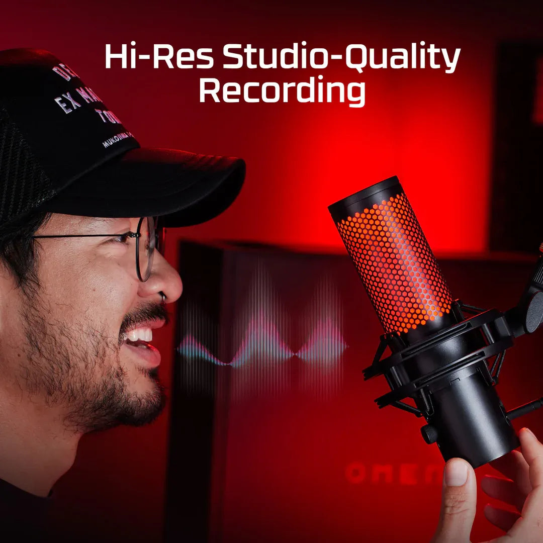 HyperX QuadCast 2 USB Microphone - Black | Premium Gaming and Streaming Audio