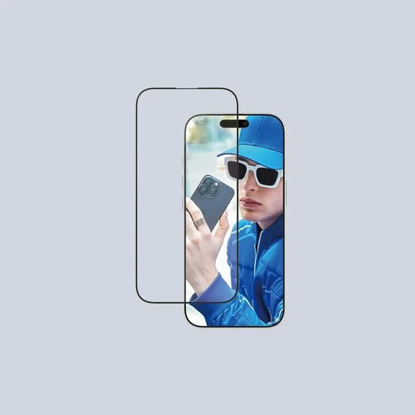 PanzerGlass iPhone 16 Pro Aluminium Frame Ultra-Wide Fit Screen Protector - 9H - Black Edge