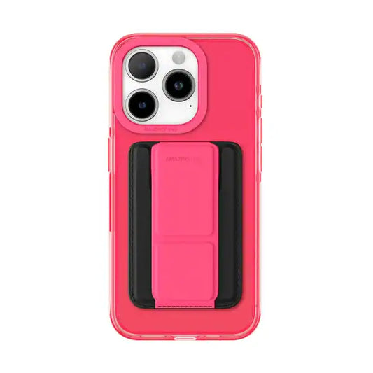 AmazingThing Titan Pro Magnetic Case Wallet Set iPhone 15 Pro max-pink product photo