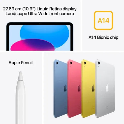Apple iPad 10th Generation 10.9 inch (Wi-Fi 256GB) (Middle East Version) Silver