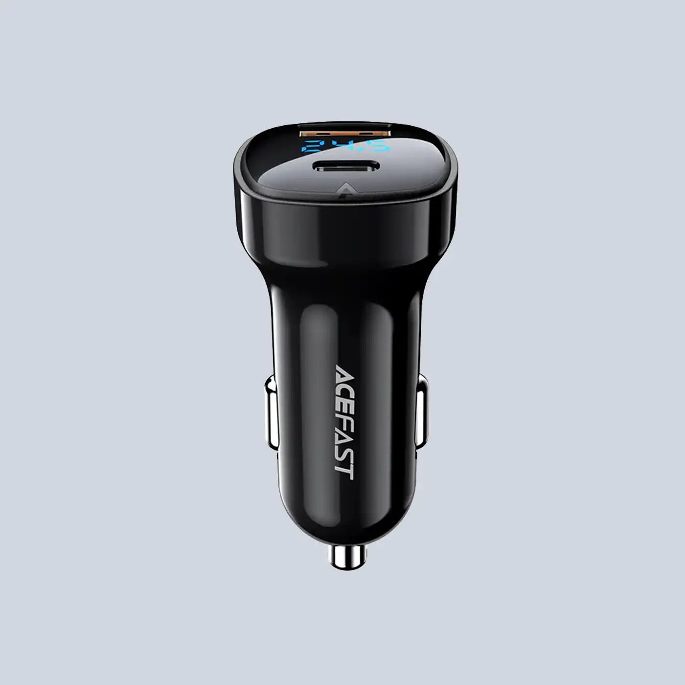 Acefast B4 digital display 66W(USB-C+USB-A) dual port car charger