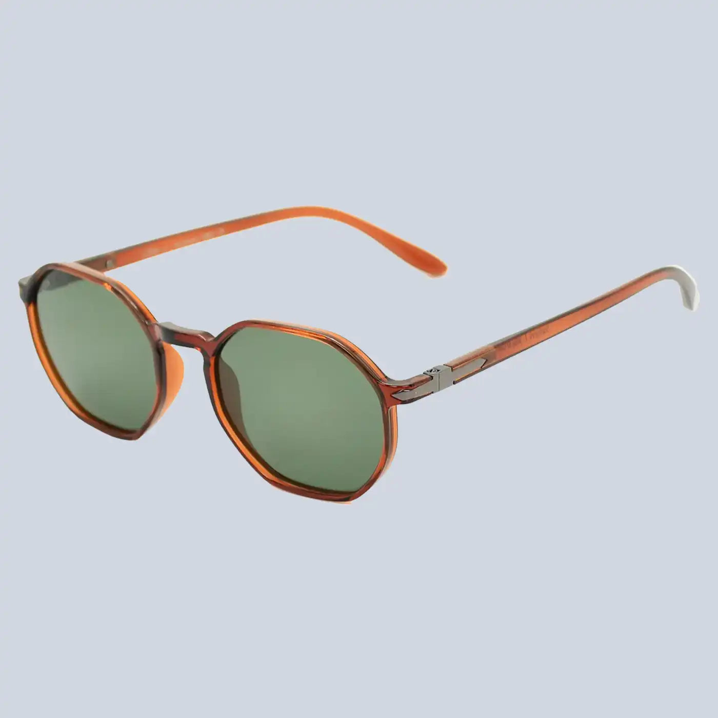 ⁦LOOKlight Santorini Jelly Brown Green Unisex Sunglasses⁩